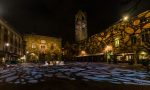 Danza di luci in Piazza Vecchia 30 foto per raccontare un incanto