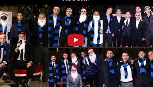 L’Atalanta festeggia il Natale Il video con gli auguri ai tifosi