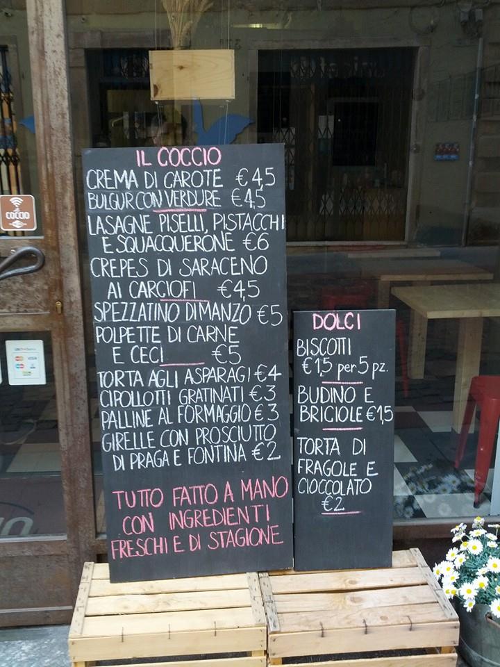 menu fuori