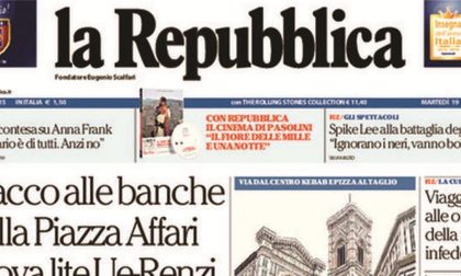 Le prime pagine dei giornali mercoledì 20 gennaio 2016