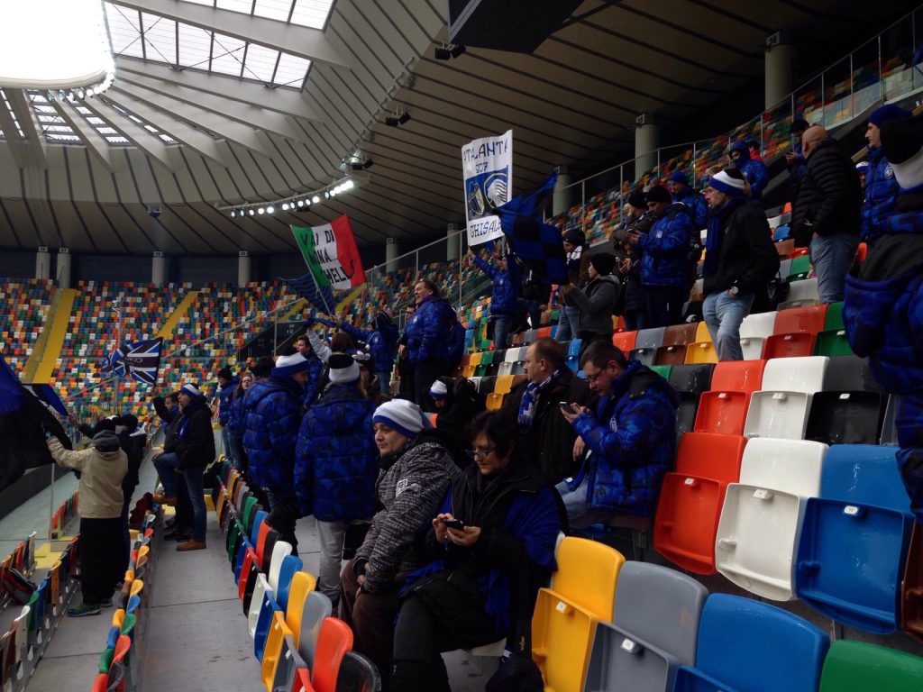 Udinese-Atalanta, tifosi atalantini