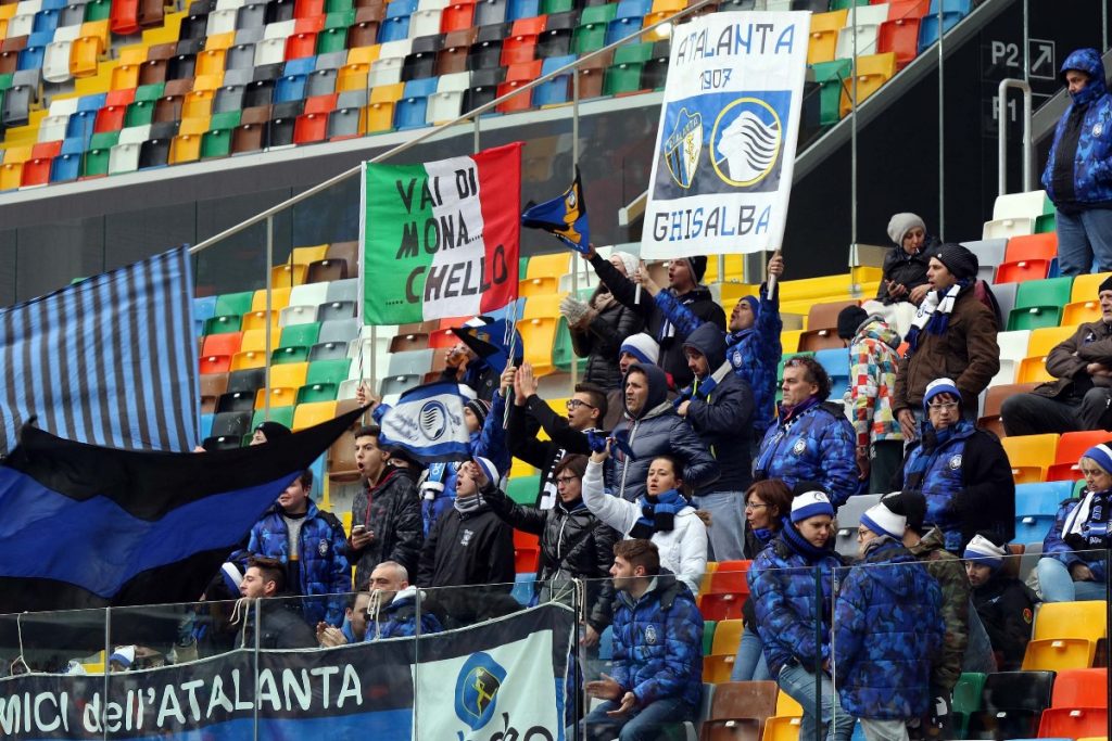 Udinese-Atalanta, tifosi atalantini