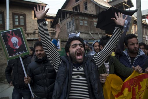 India Kashmir Saudi Execution Protest
