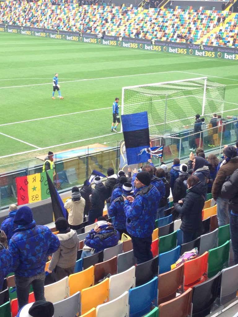 Udinese-Atalanta, tifosi atalantini