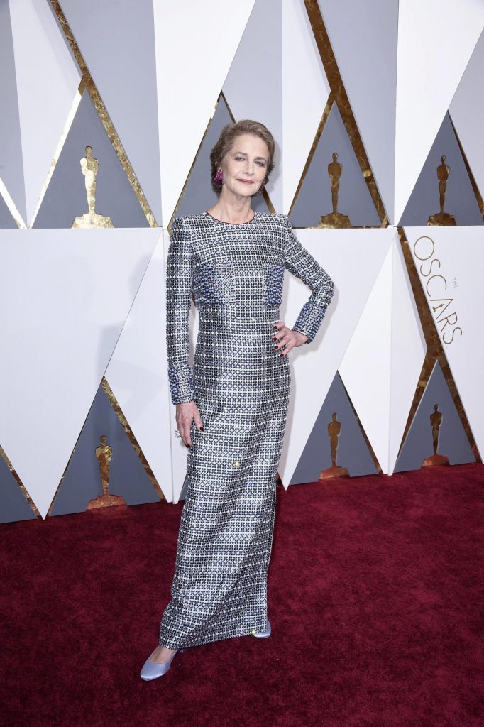 Charlotte Rampling in Armani Privé