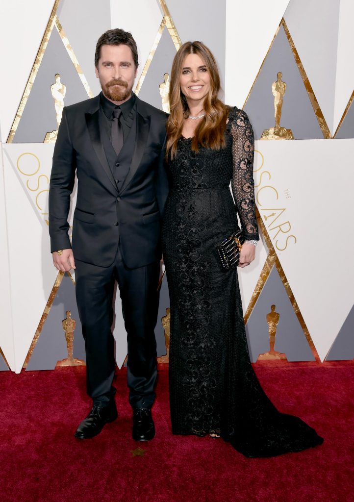 Christian Bale e la moglie Sibi Blazic in Dolce&Gabbana