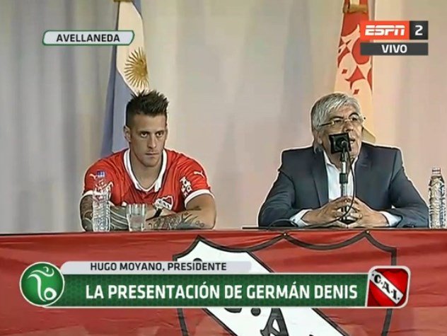 Ecco Denis all’Independiente E su Twitter i tifosi fanno festa