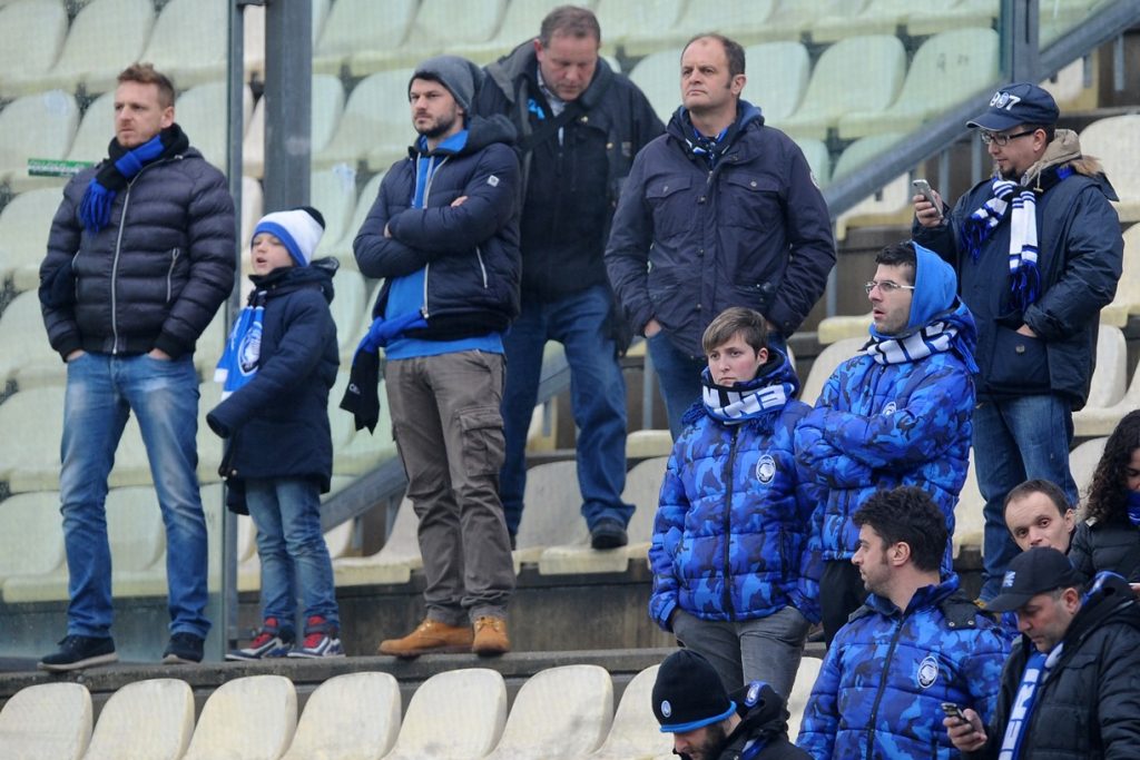 Carpi-Atalanta, tifosi atalantini a Modena