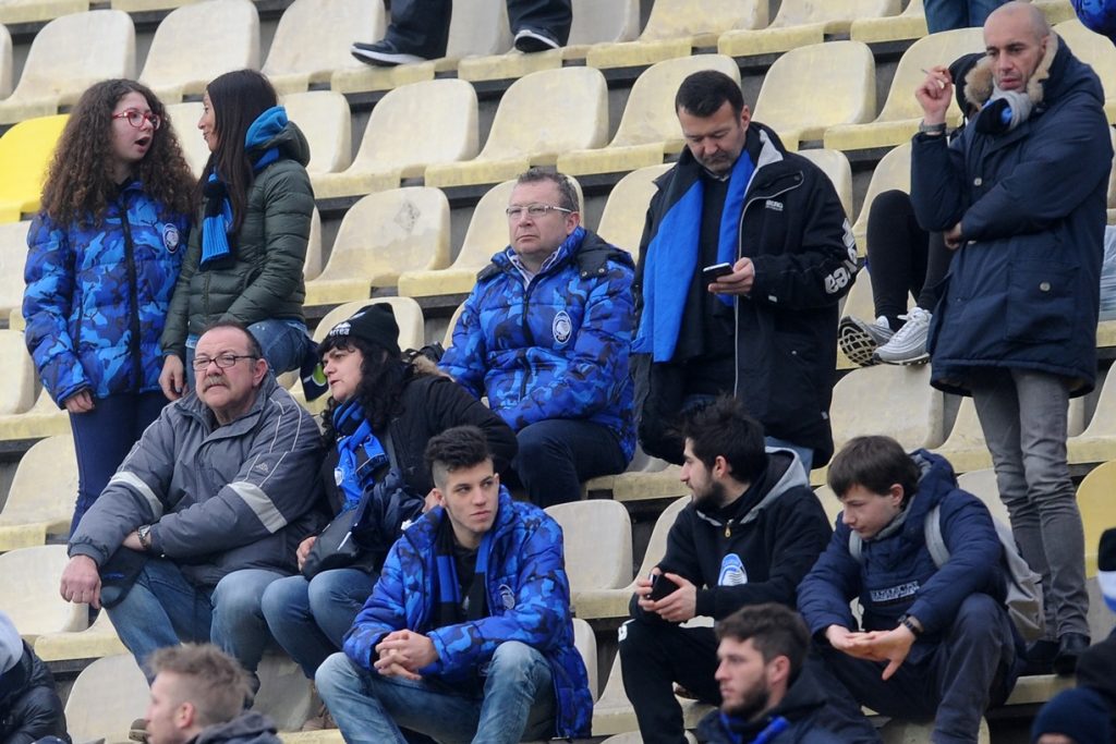 Carpi-Atalanta, tifosi atalantini a Modena