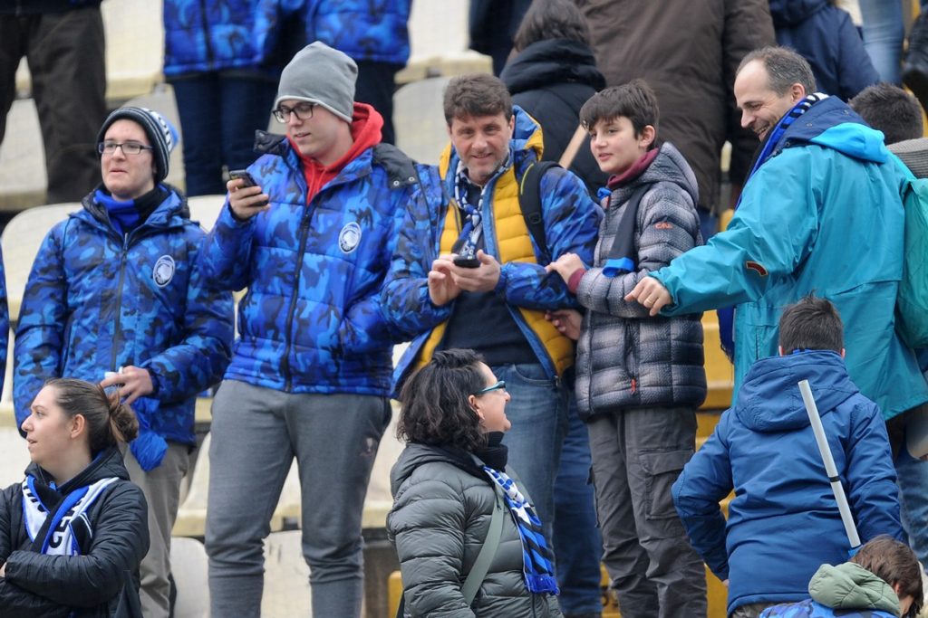 Carpi-Atalanta, tifosi atalantini a Modena