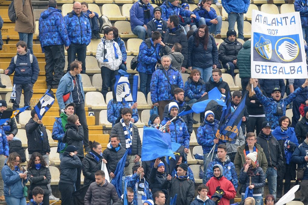 Carpi-Atalanta, tifosi atalantini a Modena