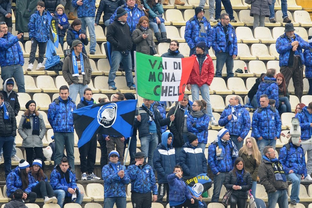Carpi-Atalanta, tifosi atalantini a Modena