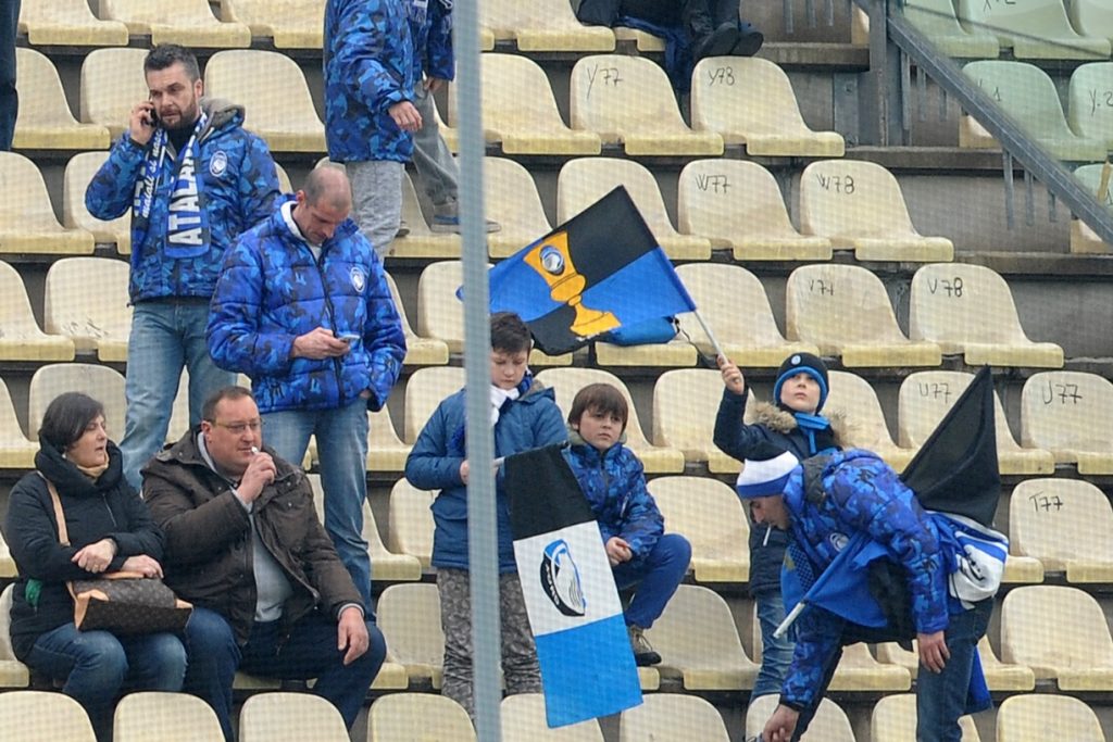 Carpi-Atalanta, tifosi atalantini a Modena