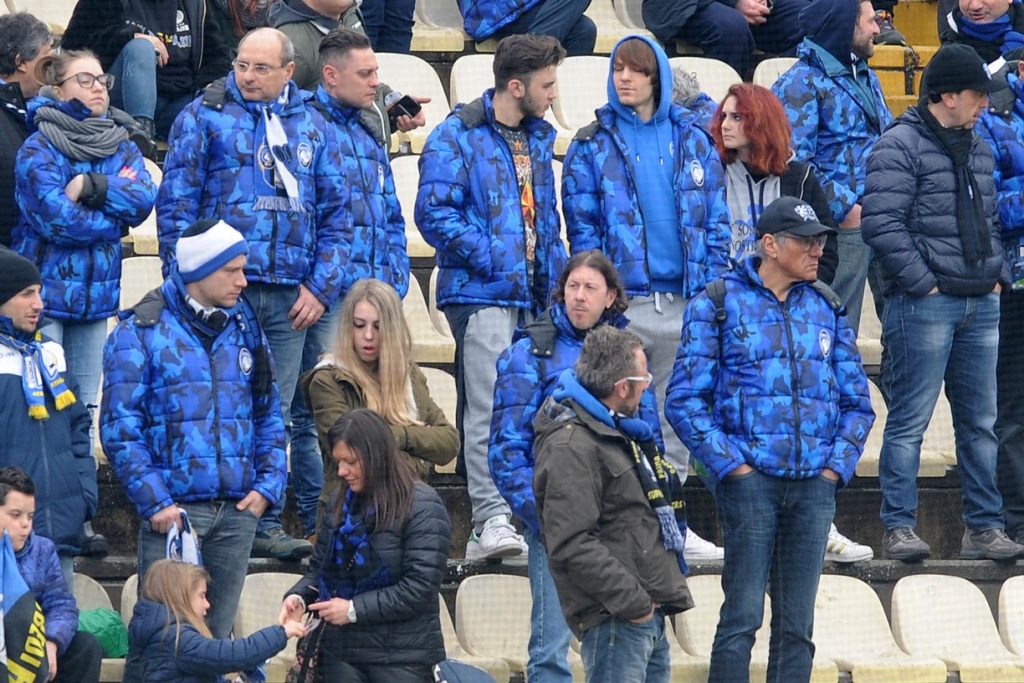 Carpi-Atalanta, tifosi atalantini a Modena