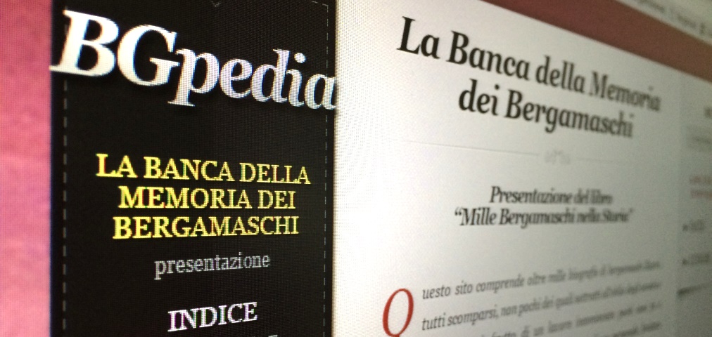 BGpedia, il sito che tiene viva la memoria dei bergamaschi