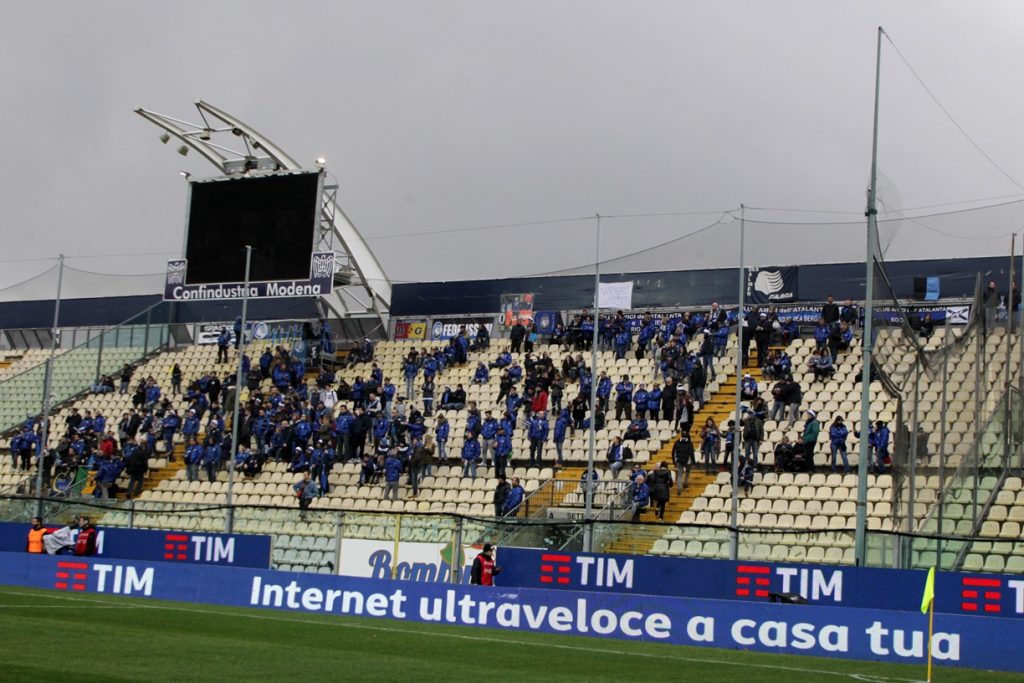 Carpi-Atalanta, tifosi atalantini a Modena