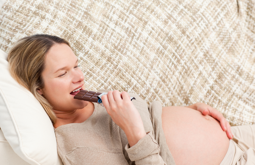 A tutte le donne in dolce attesa Il cioccolato fa bene a voi e al bebè