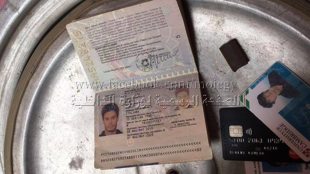I documenti ritrovati di Regeni Dubbi sulla versione della polizia