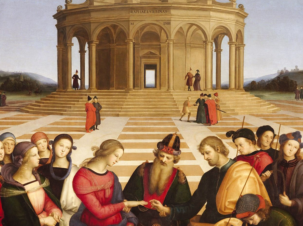 Raffaello e Perugino si incontrano I due Sposalizi in mostra a Milano