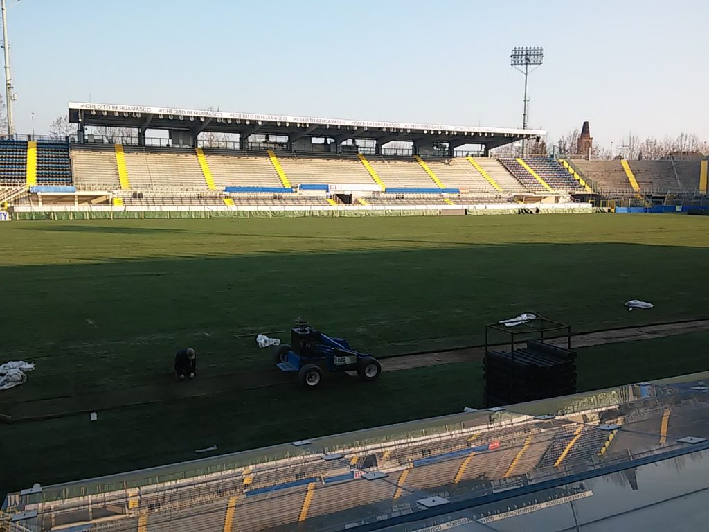 Rizollatura Stadio Comunale Bergamo