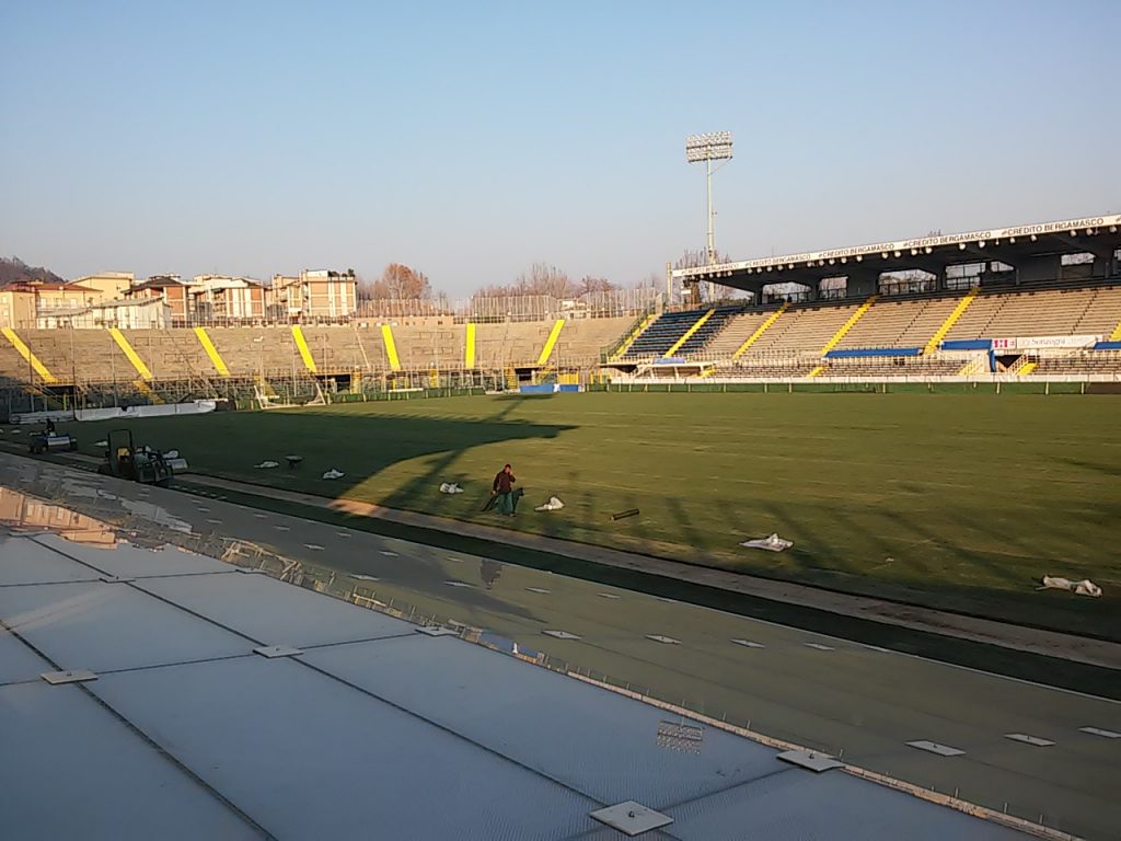 Rizollatura Stadio Comunale Bergamo