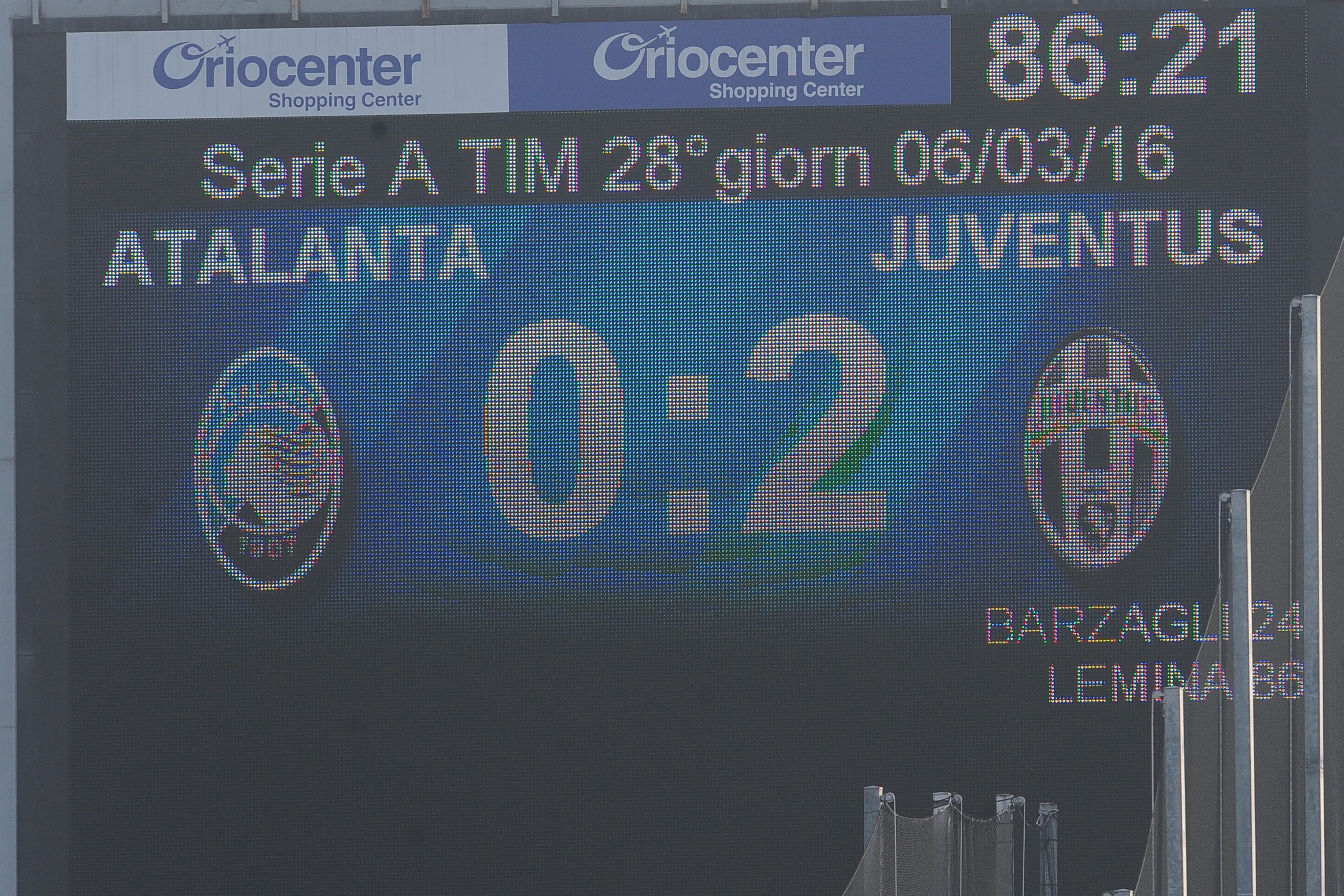 Atalanta-Juventus vista dagli spalti
