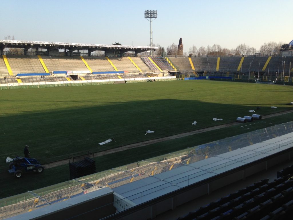 Rizollatura Stadio Comunale Bergamo