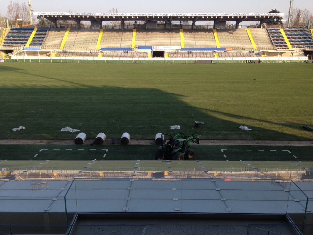 Rizollatura Stadio Comunale Bergamo