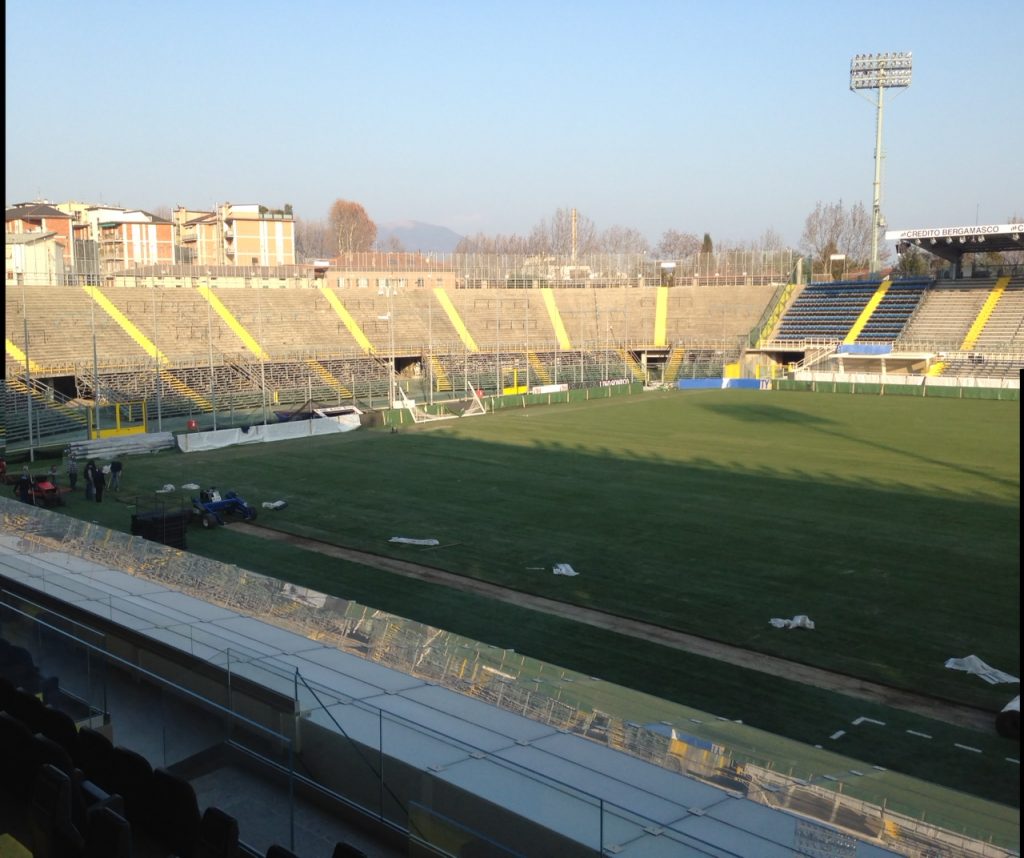 Rizollatura Stadio Comunale Bergamo