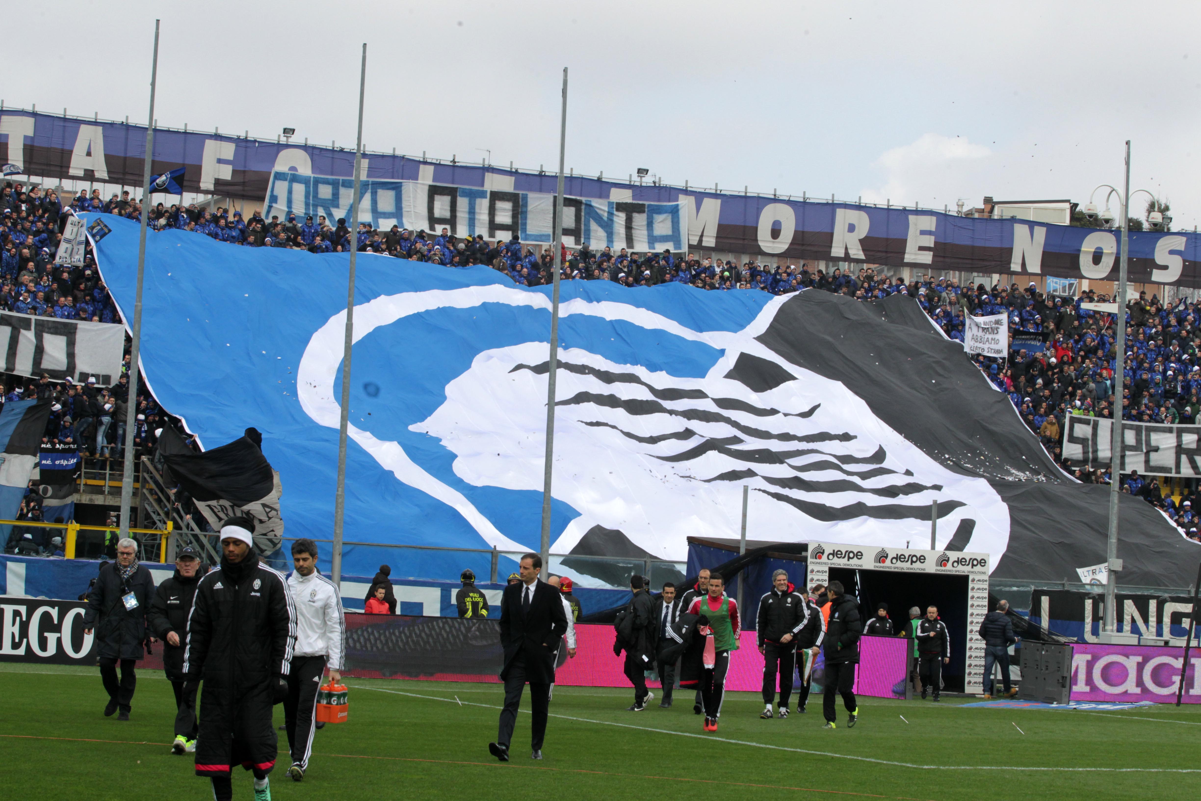Atalanta-Juventus vista dagli spalti