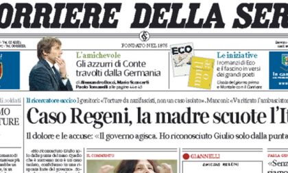 Le prime pagine dei giornali mercoledì 30 marzo 2016