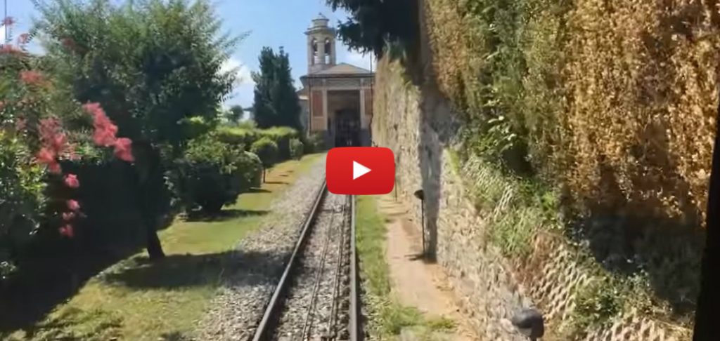 Sulla funicolare di San Vigilio Salita virtuale ora che è riaperta