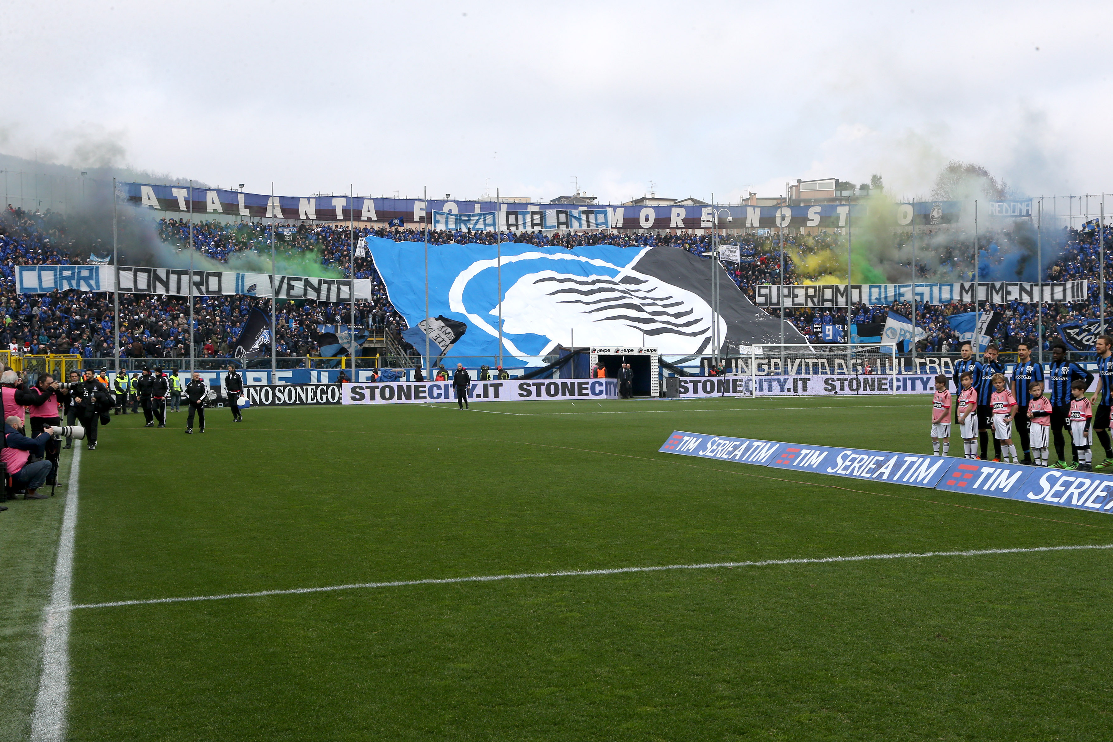 Atalanta-Juventus vista dagli spalti