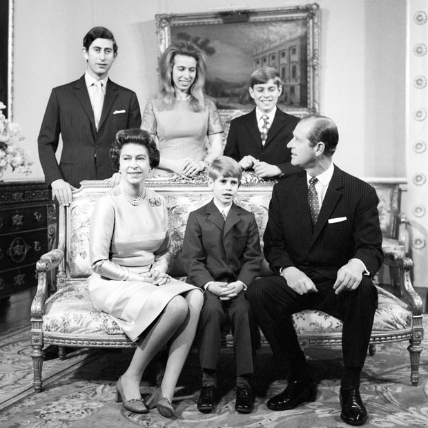 Elisabetta II e i figli