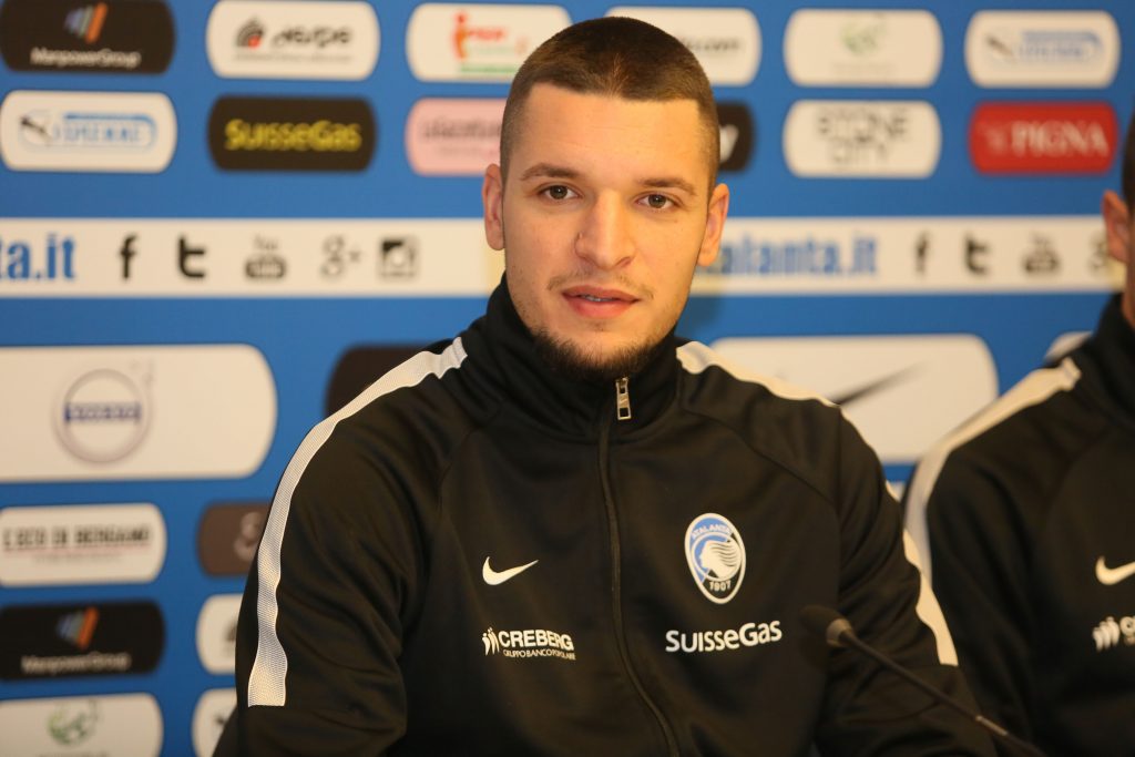 ALBERTO MARIANI     20//01/2016 CAMPIONATO SERIE A TIM  2015-2016   PRESENTAZIONE  GIOCATORI  ATALANTA  BERAT DJIMSITI - REMO FREULER