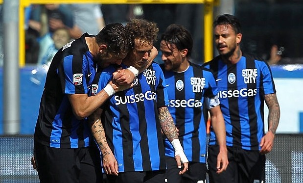 alino diamanti atalanta esultanza