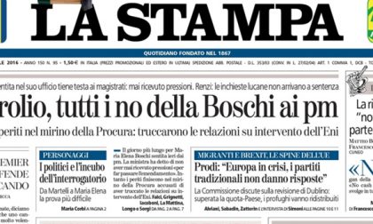 Le prime pagine dei giornali martedì 5 aprile 2016