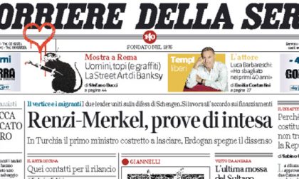 Le prime pagine dei giornali venerdì 6 maggio 2016