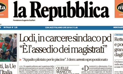 Le prime pagine dei giornali mercoledì 4 maggio 2016