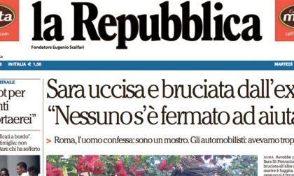 Le prime pagine dei giornali martedì 31 maggio 2016