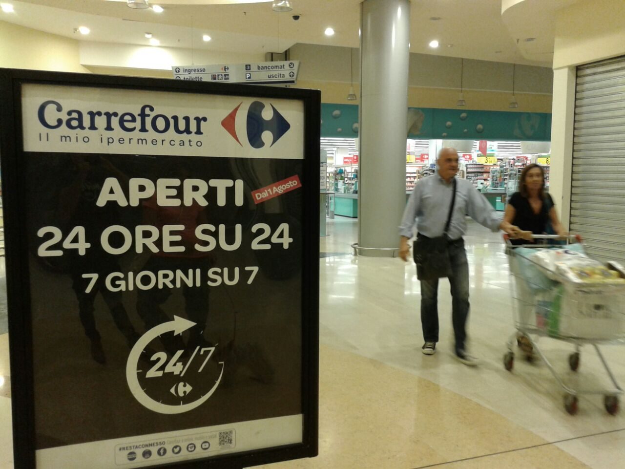Dopo Bergamo, anche Clusone ha il supermercato aperto h24