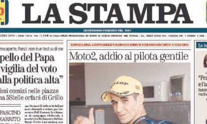 Le prime pagine dei giornali sabato 4 giugno 2016