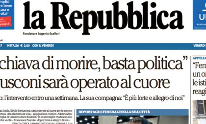 Le prime pagine dei giornali venerdì 10 giugno 2016