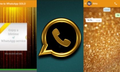 Cinque notizie che non lo erano Non esiste Whatsapp Gold edition