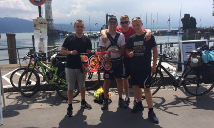 4 tedeschi in bici da Francoforte per Atalanta-Eintracht del 6 agosto