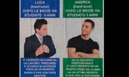La pubblicità tra le vie di Treviglio che fa tanto discutere Facebook