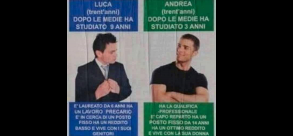 La pubblicità tra le vie di Treviglio che fa tanto discutere Facebook