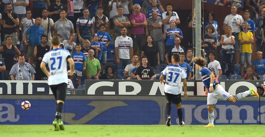 Serie A soccer match Uc Sampdoria vs Atalanta
