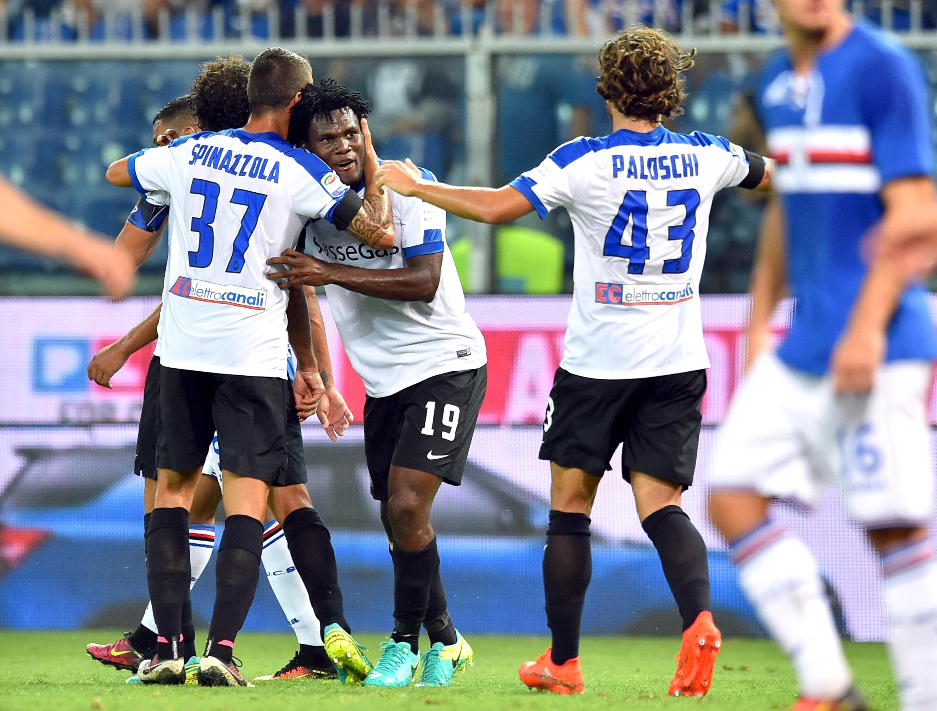 Serie A soccer match Uc Sampdoria vs Atalanta
