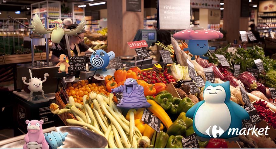 Mamma, fai la spesa da Carrefour che io intanto gioco a Pokémon Go